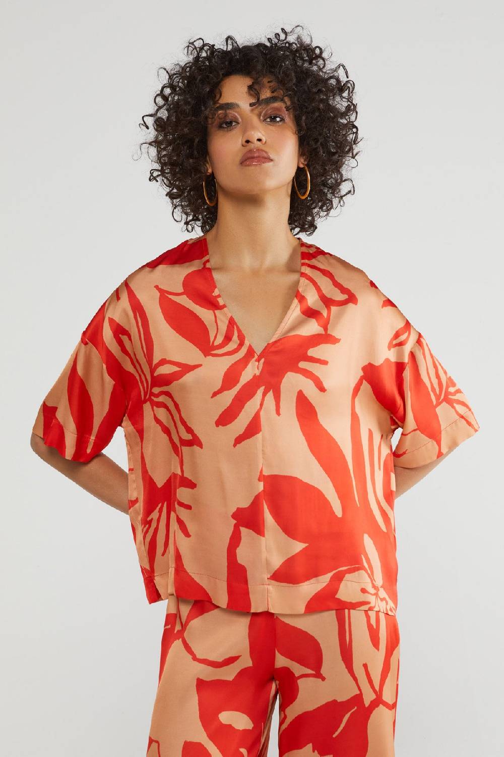 ottod'Ame Printed viscose sweater Convenienza