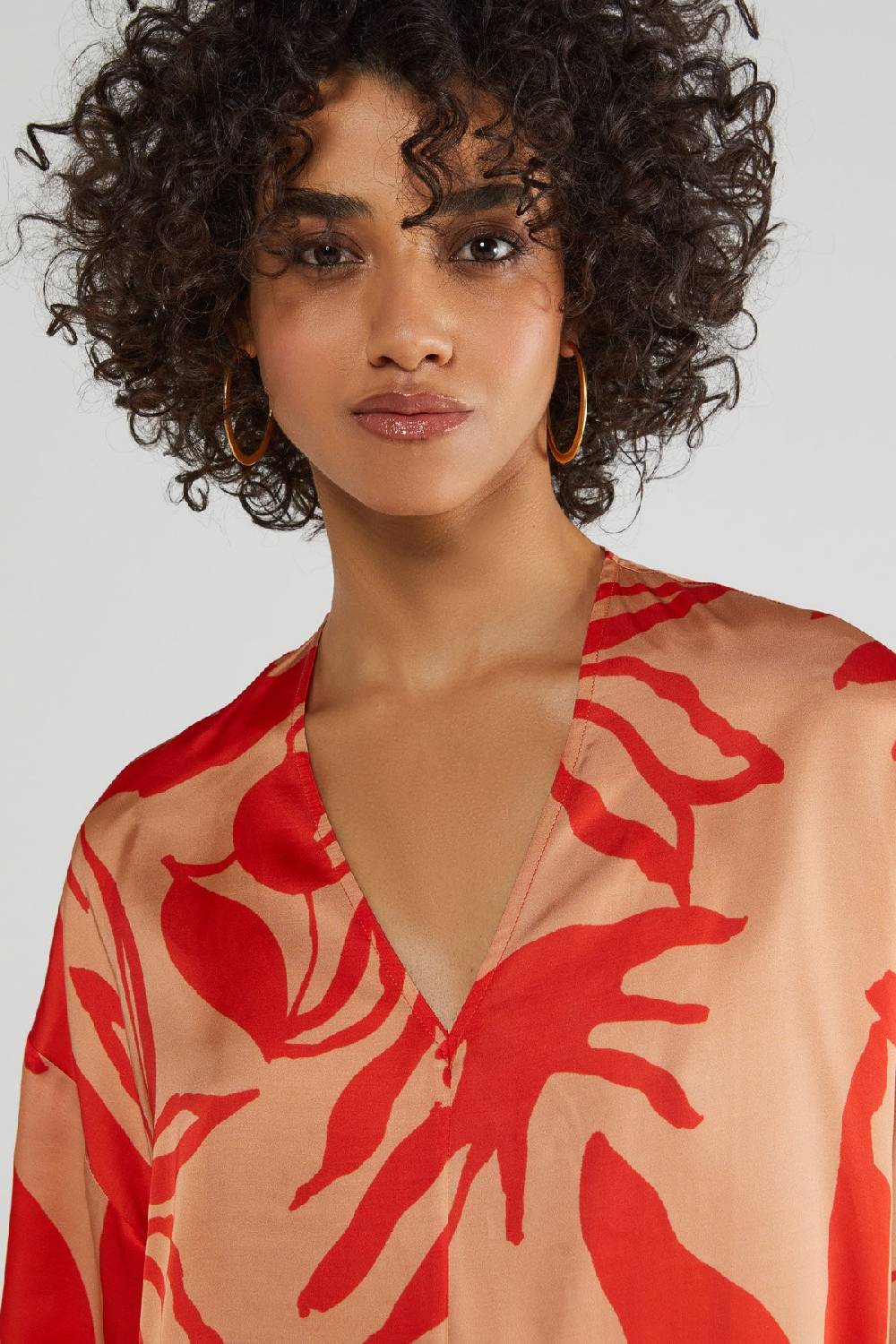 ottod'Ame Printed viscose sweater Convenienza