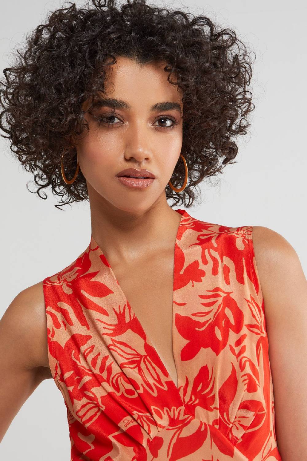 ottod'Ame Printed viscose long dress Presa
