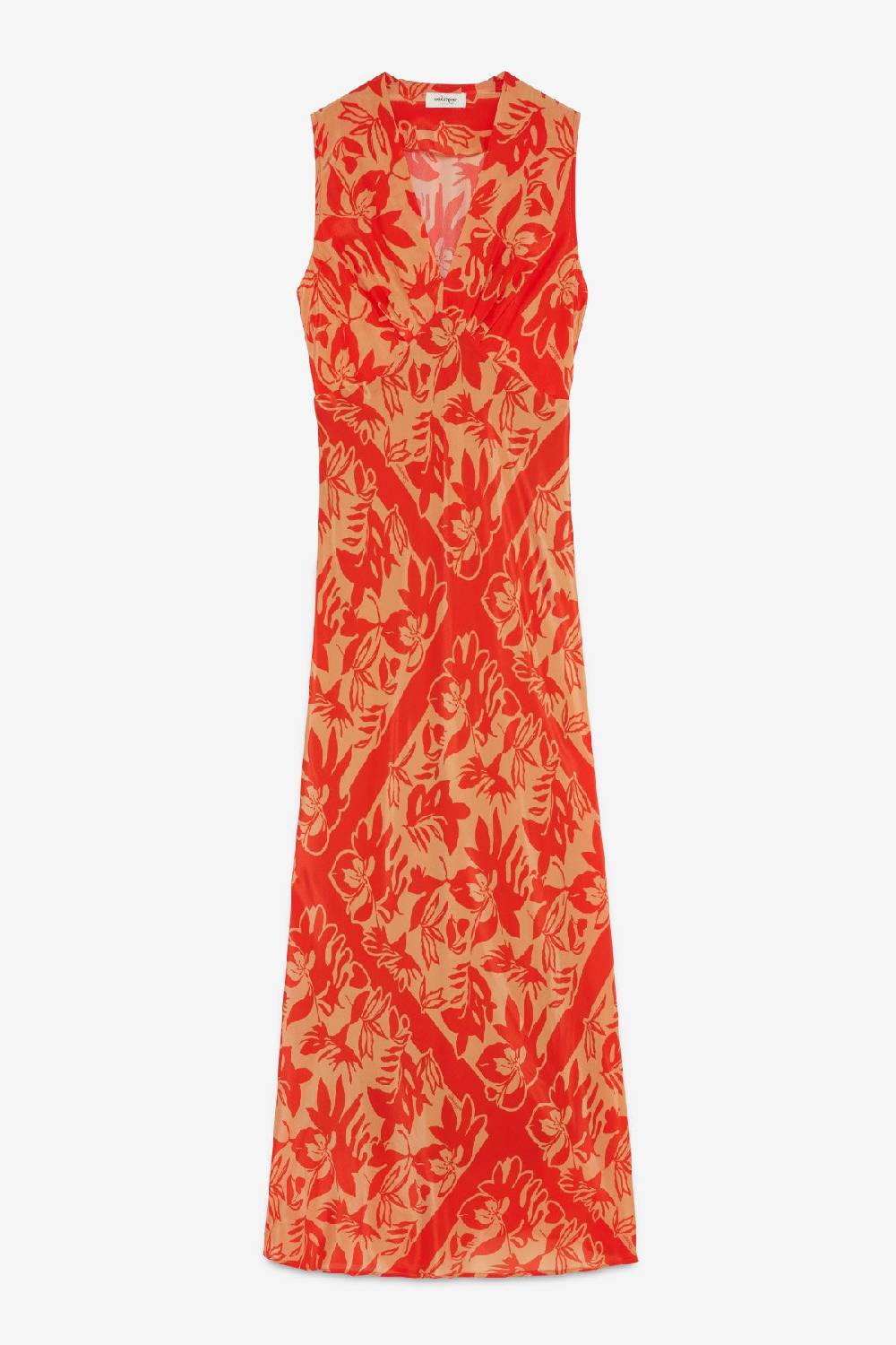ottod'Ame Printed viscose long dress Presa