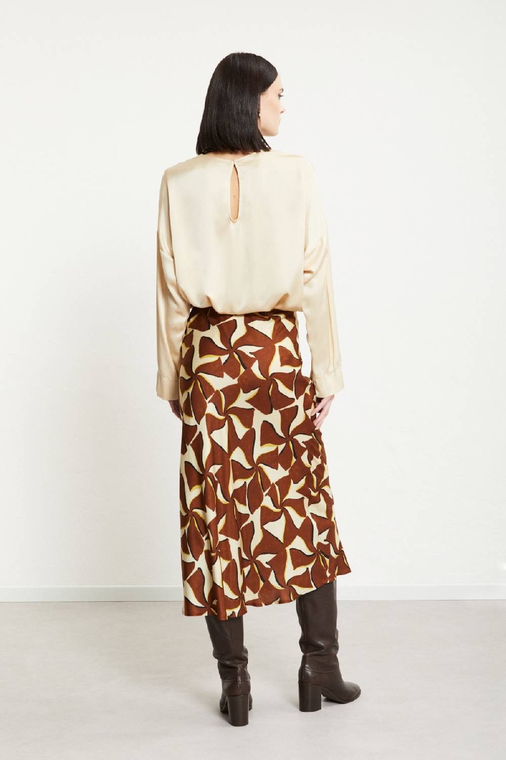 ottod'Ame Viscose midi skirt Saldi