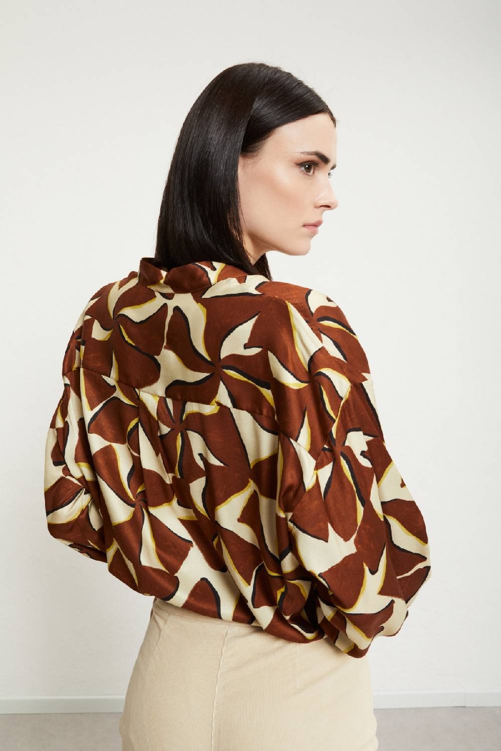 ottod'Ame Viscose shirt with rounded bottom Offerte