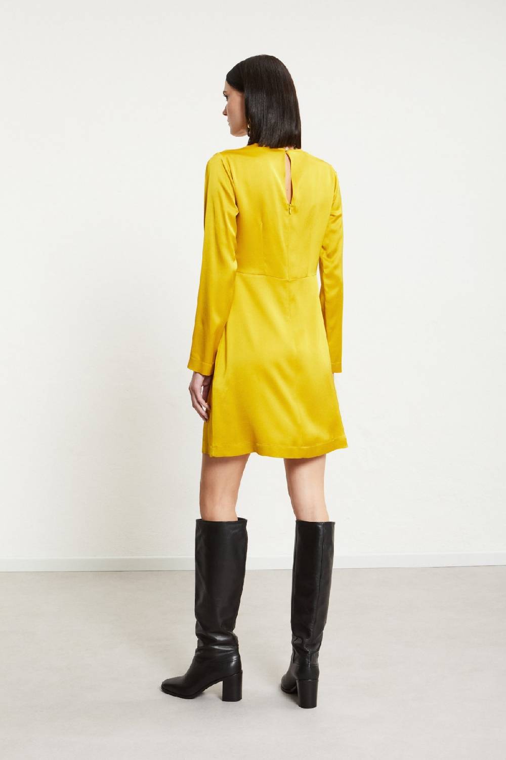 ottod'Ame Viscose short dress with knot Hotsell
