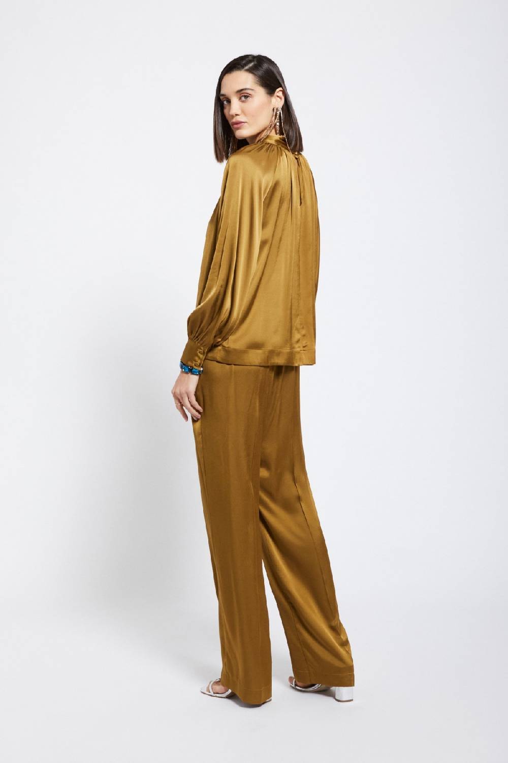 ottod'Ame Viscose palazzo trousers Negozio
