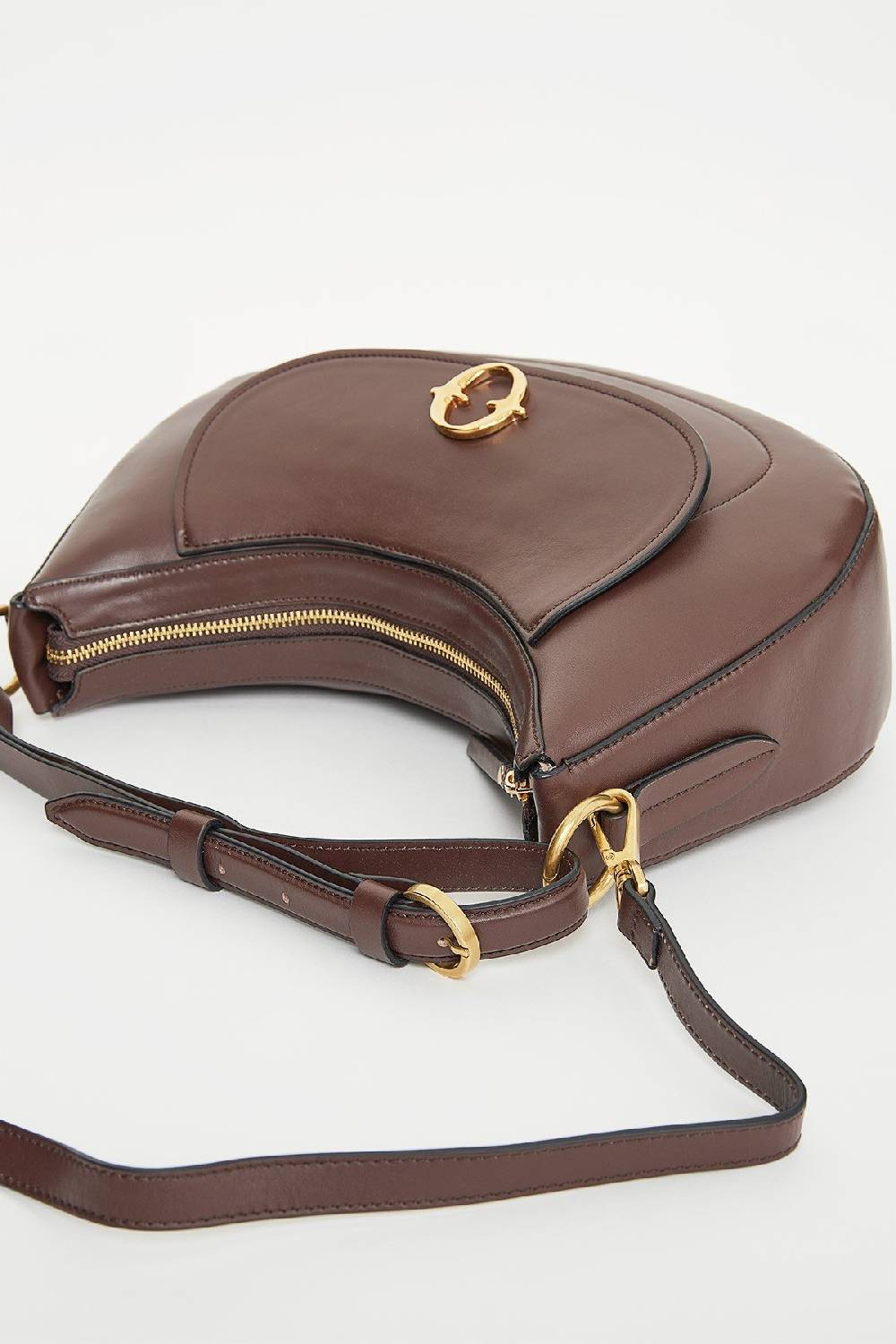 ottod'Ame Leather belly maxi bag Vendita calda