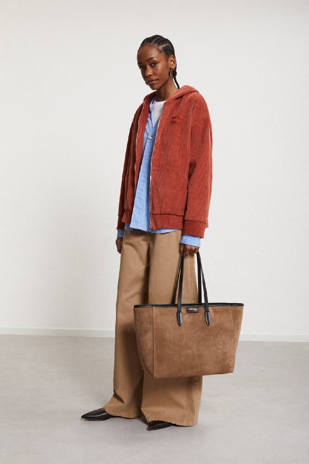 ottod'Ame Leather shopping bag Latest fashion