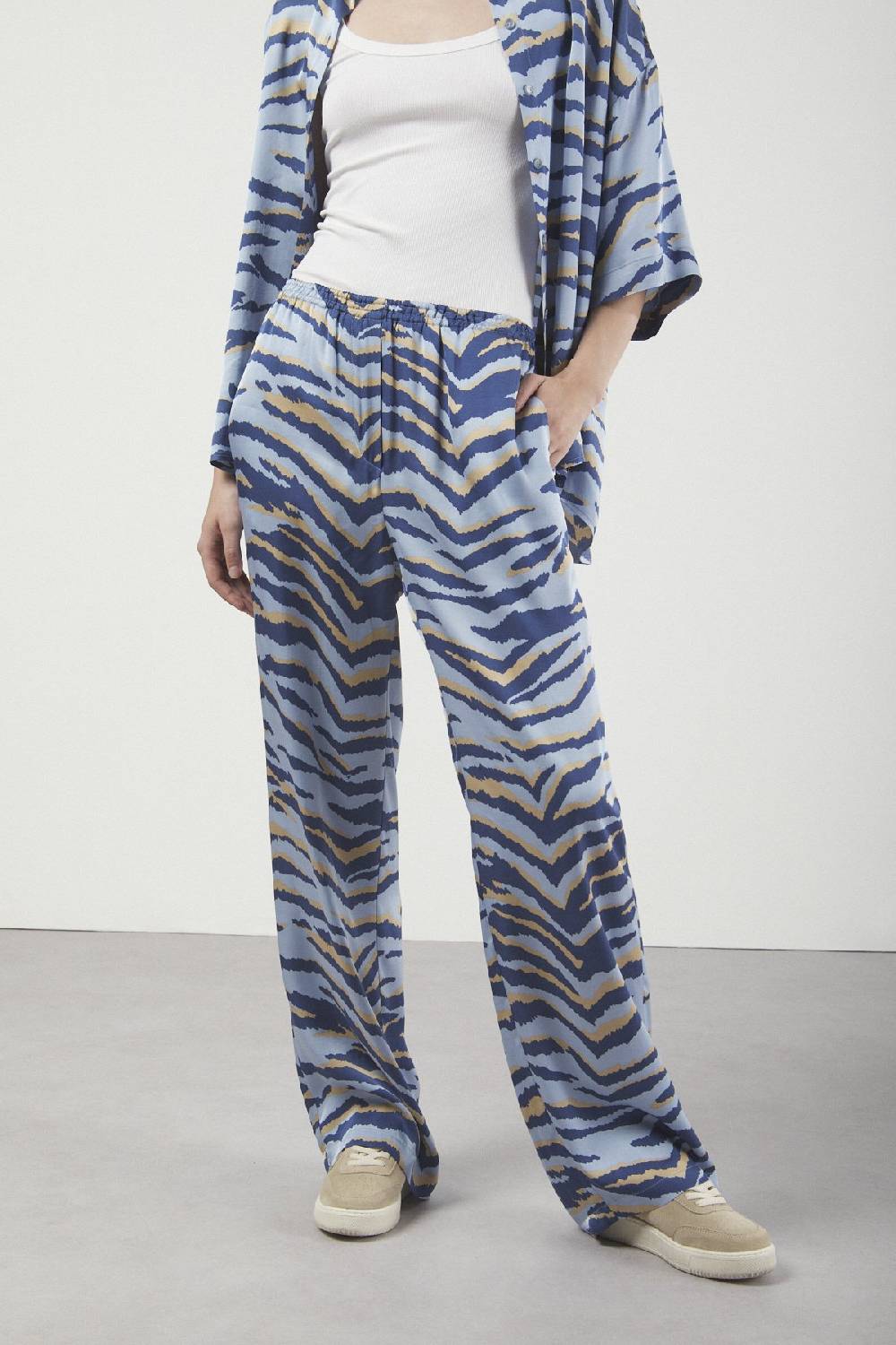 ottod'Ame Viscose palazzo trousers Offerte giornaliere