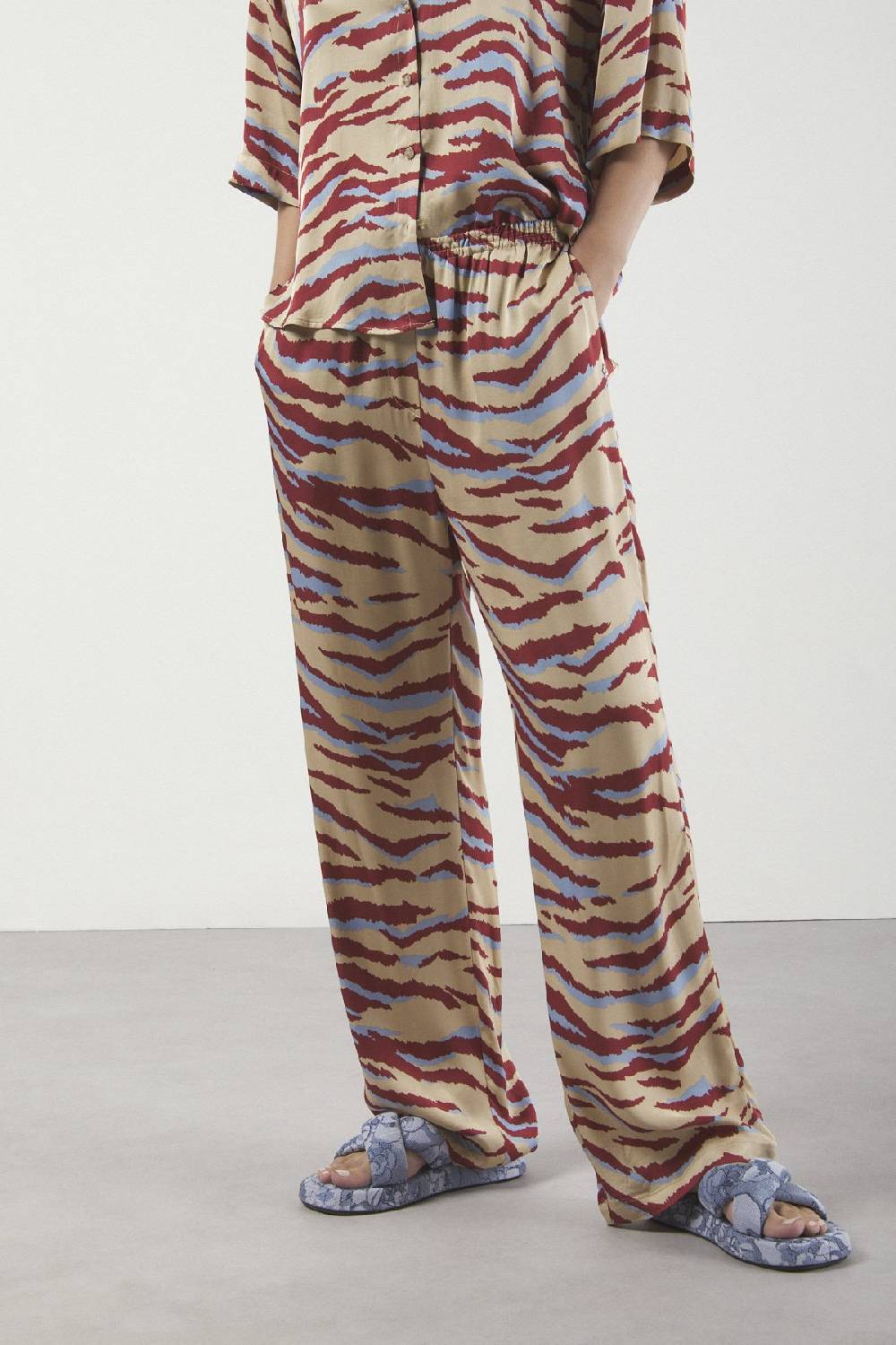 ottod'Ame Viscose palazzo trousers Offerte speciali