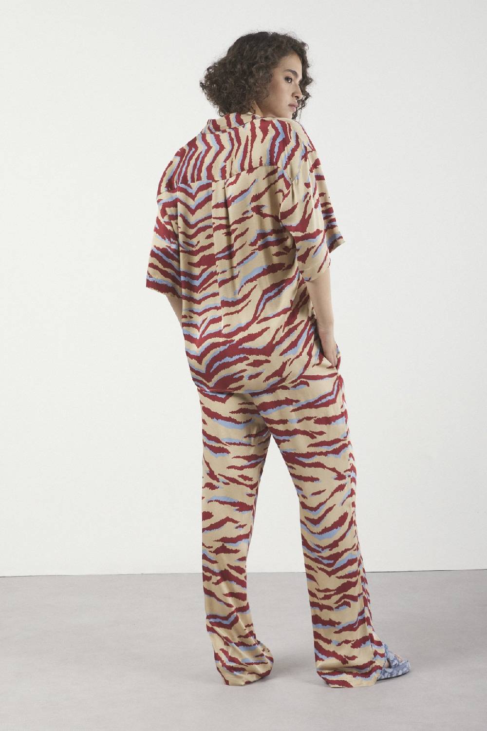 ottod'Ame Viscose palazzo trousers Offerte speciali