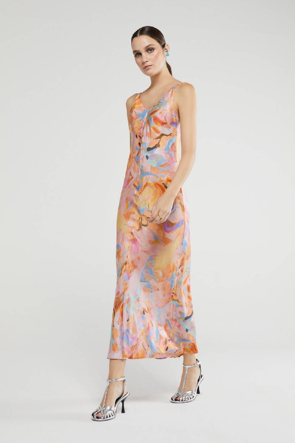 ottod'Ame Viscose long dress Fino al 65% di sconto