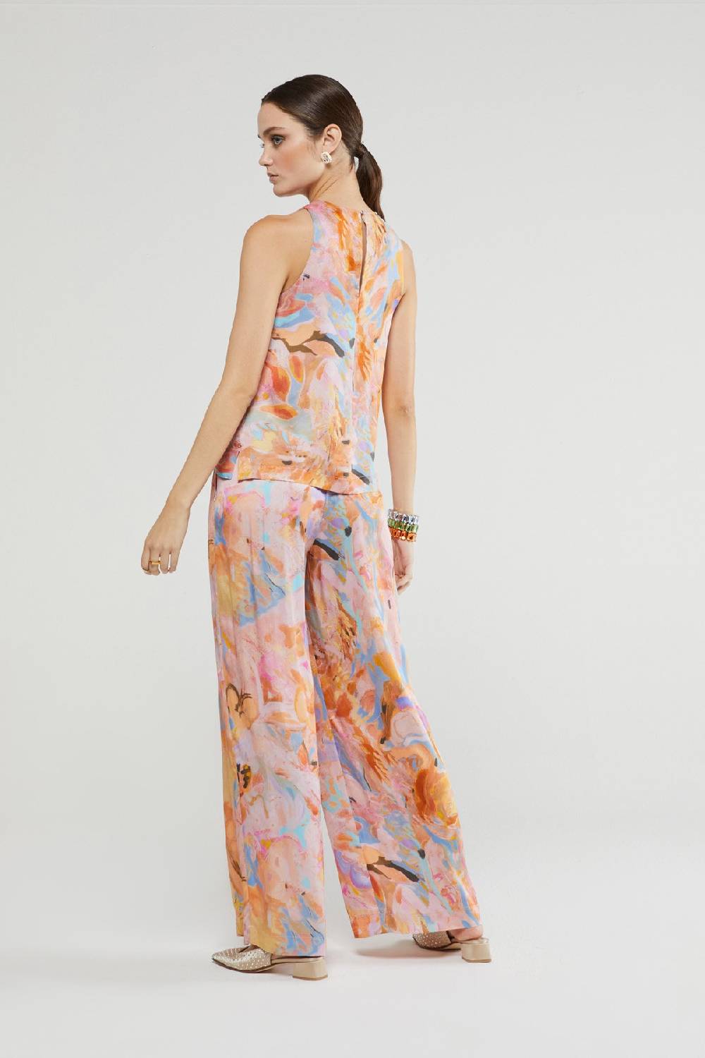 ottod'Ame Viscose palazzo trousers Only for today