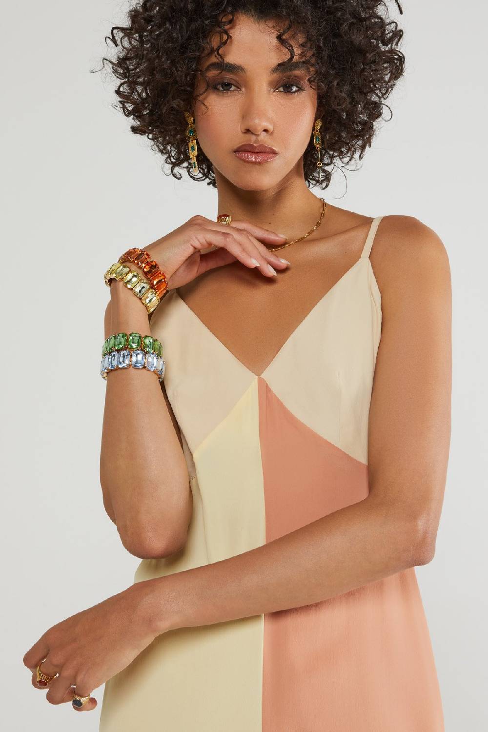 ottod'Ame Silk blend slip dress Officina