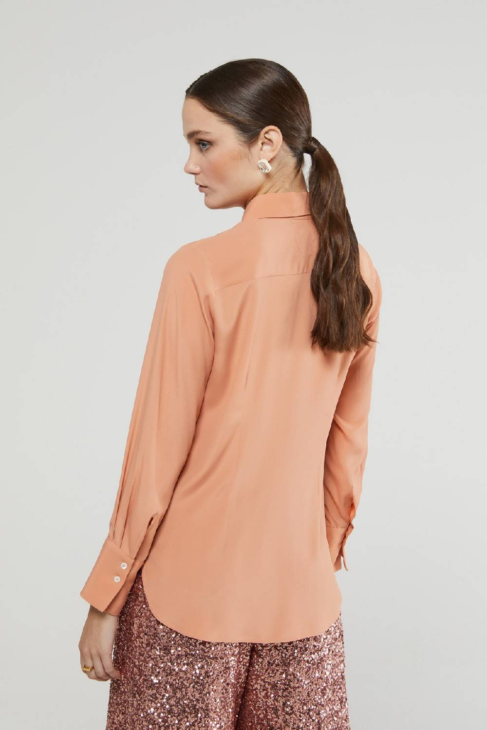 ottod'Ame Silk blend shirt Black Friday Prezzi