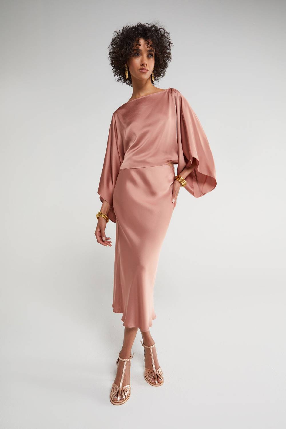 ottod'Ame Viscose midi skirt