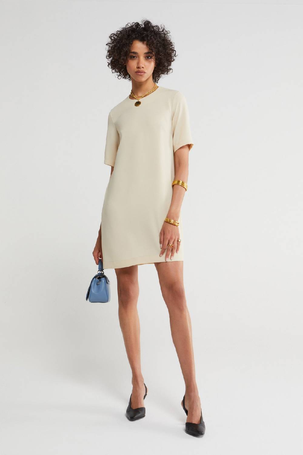 ottod'Ame Half-sleeve short dress