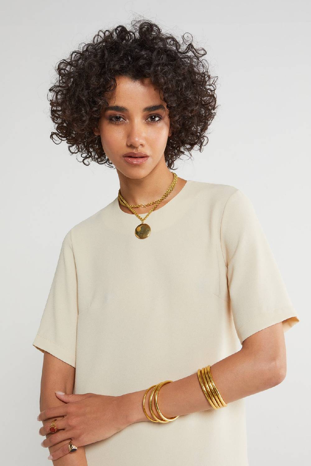 ottod'Ame Half-sleeve short dress Soddisfazione Garantita