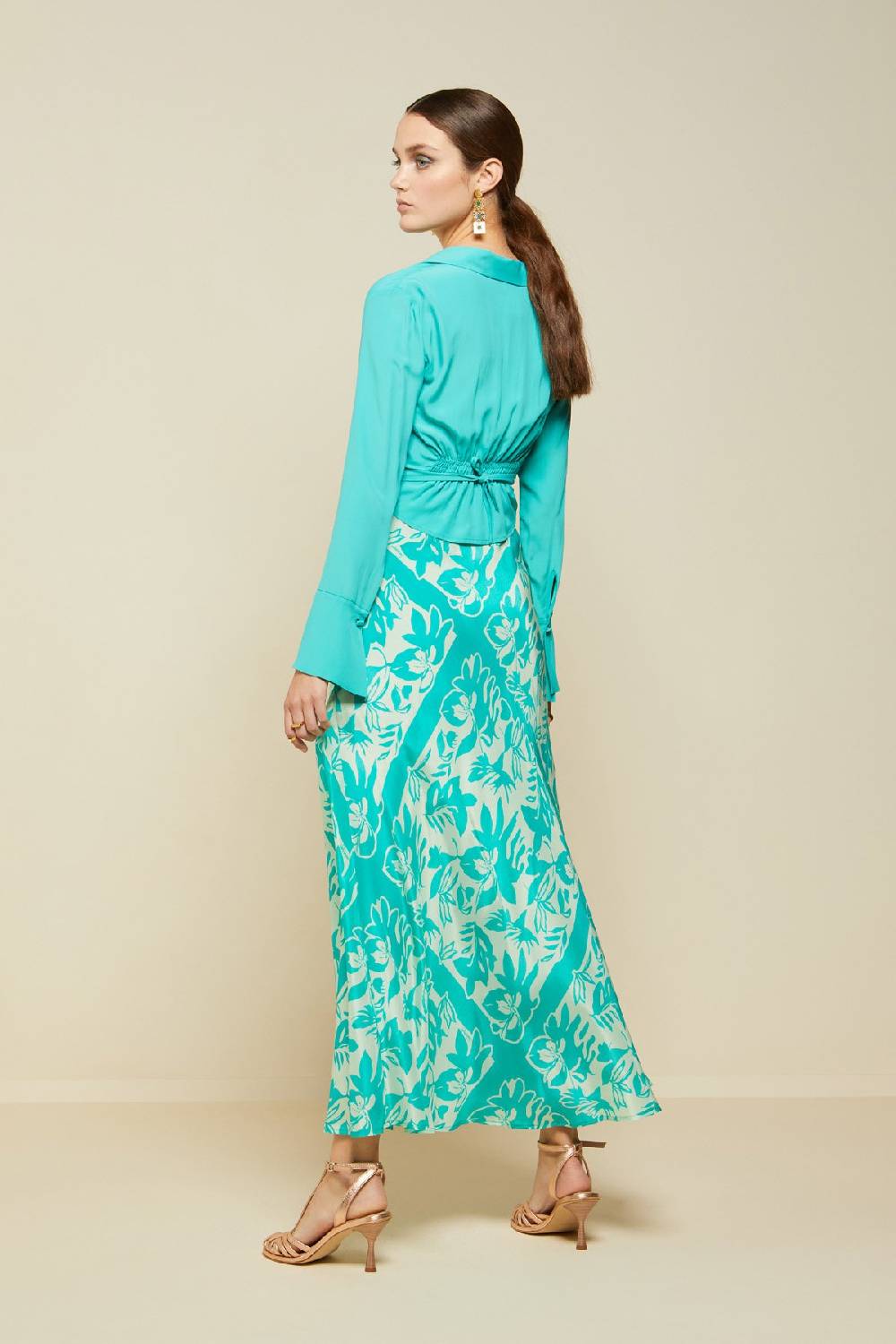 ottod'Ame Silk blend criss-crossed sweater Acquista Ora