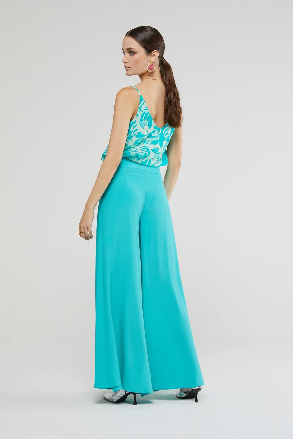 ottod'Ame Silk blend palazzo trousers Promozione Limitata