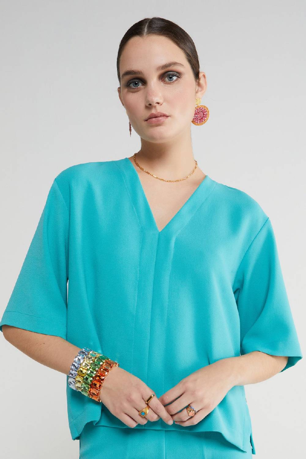 ottod'Ame Fluid V-neck sweater Sottocosto