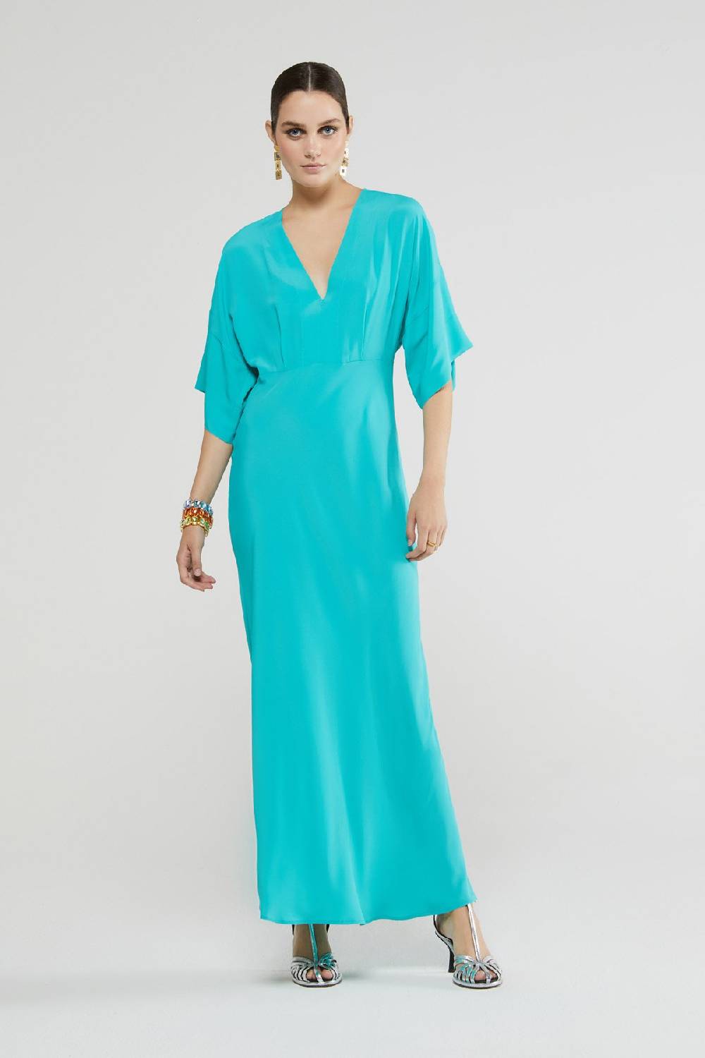 ottod'Ame Silk blend long dress