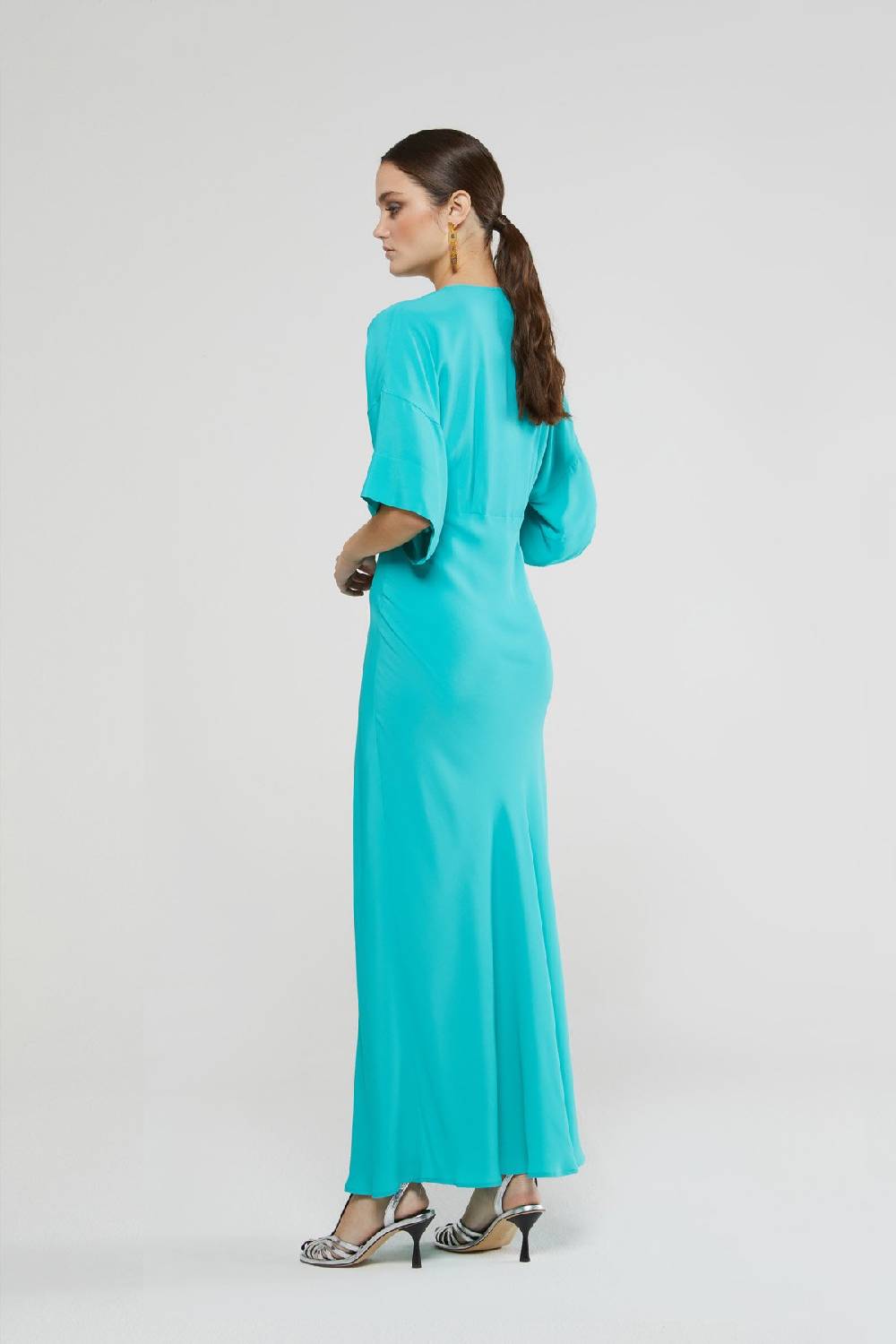 ottod'Ame Silk blend long dress Novità