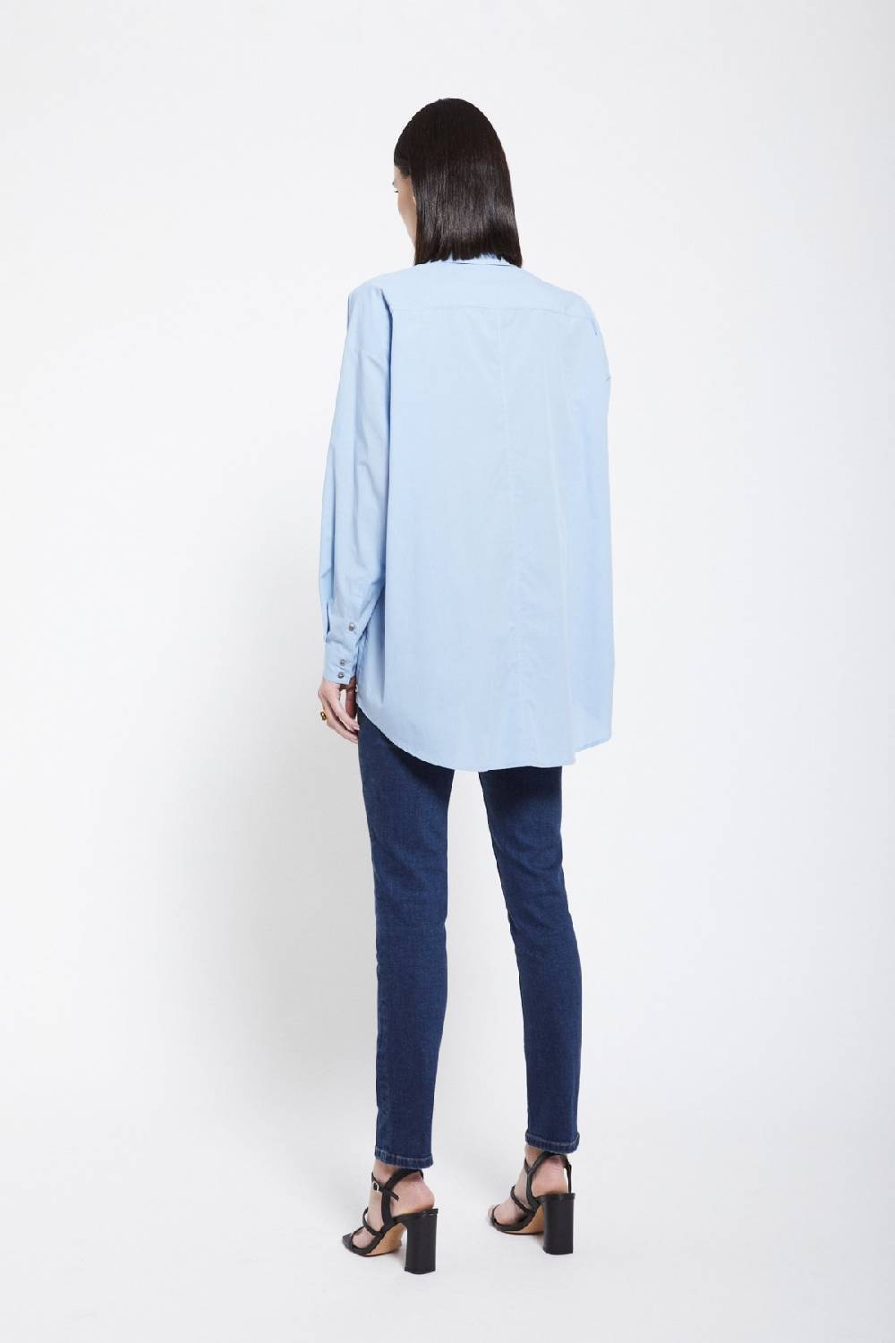 ottod'Ame Poplin shirt with asymmetric bottom Spedizione gratuita