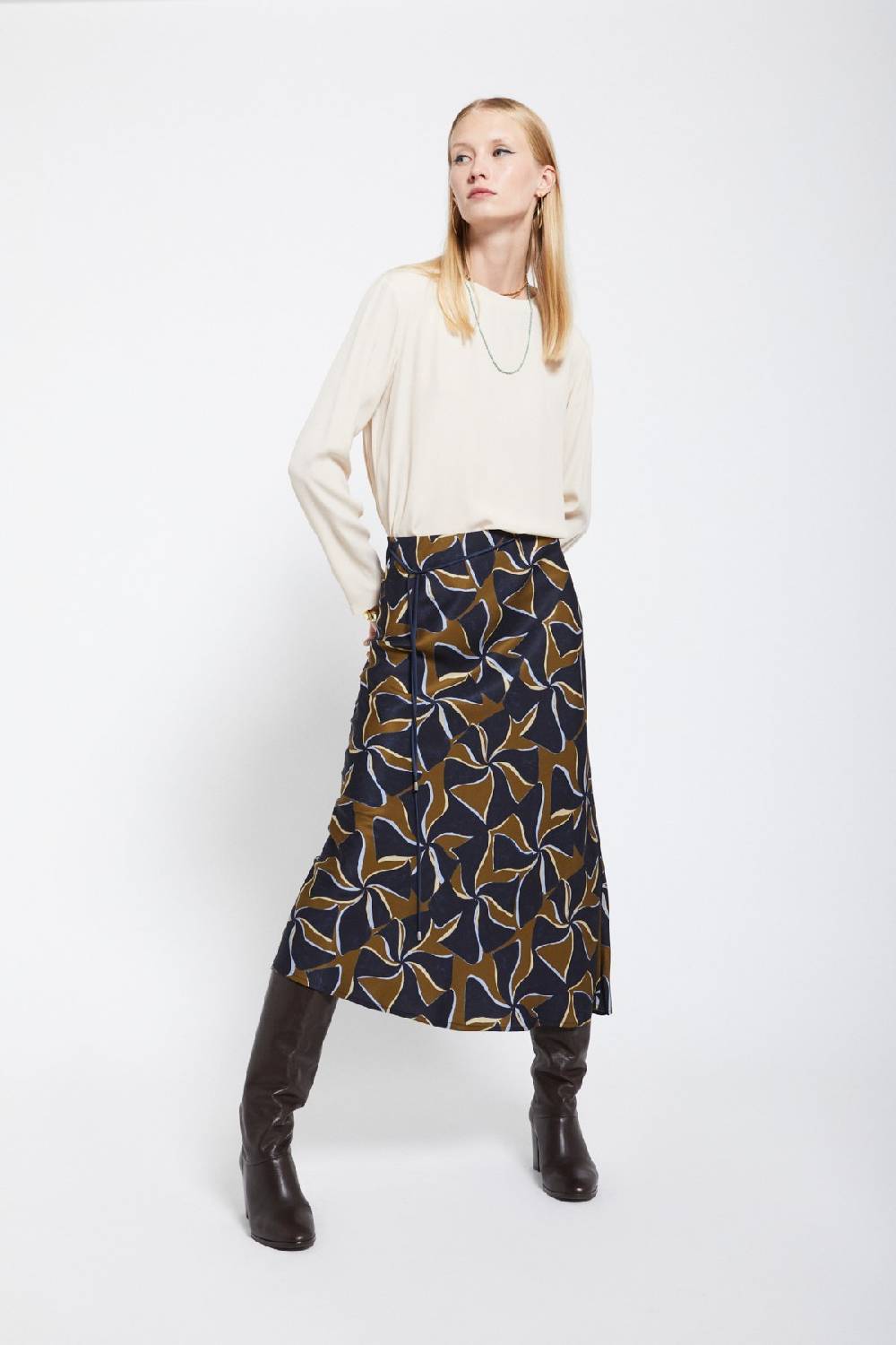 ottod'Ame Silk-blend blouse