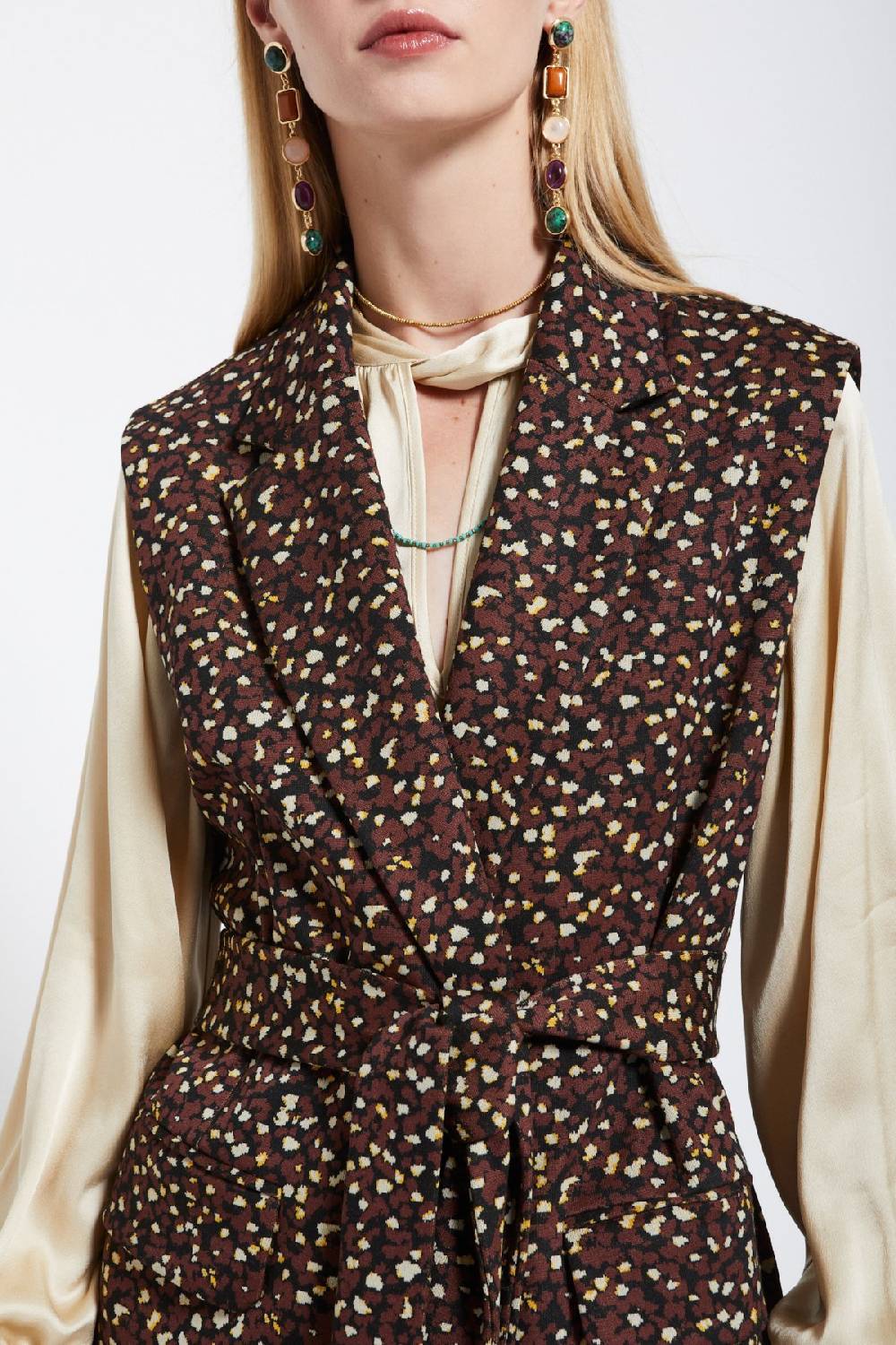 ottod'Ame Sleeveless blazer Offerta Pasqua