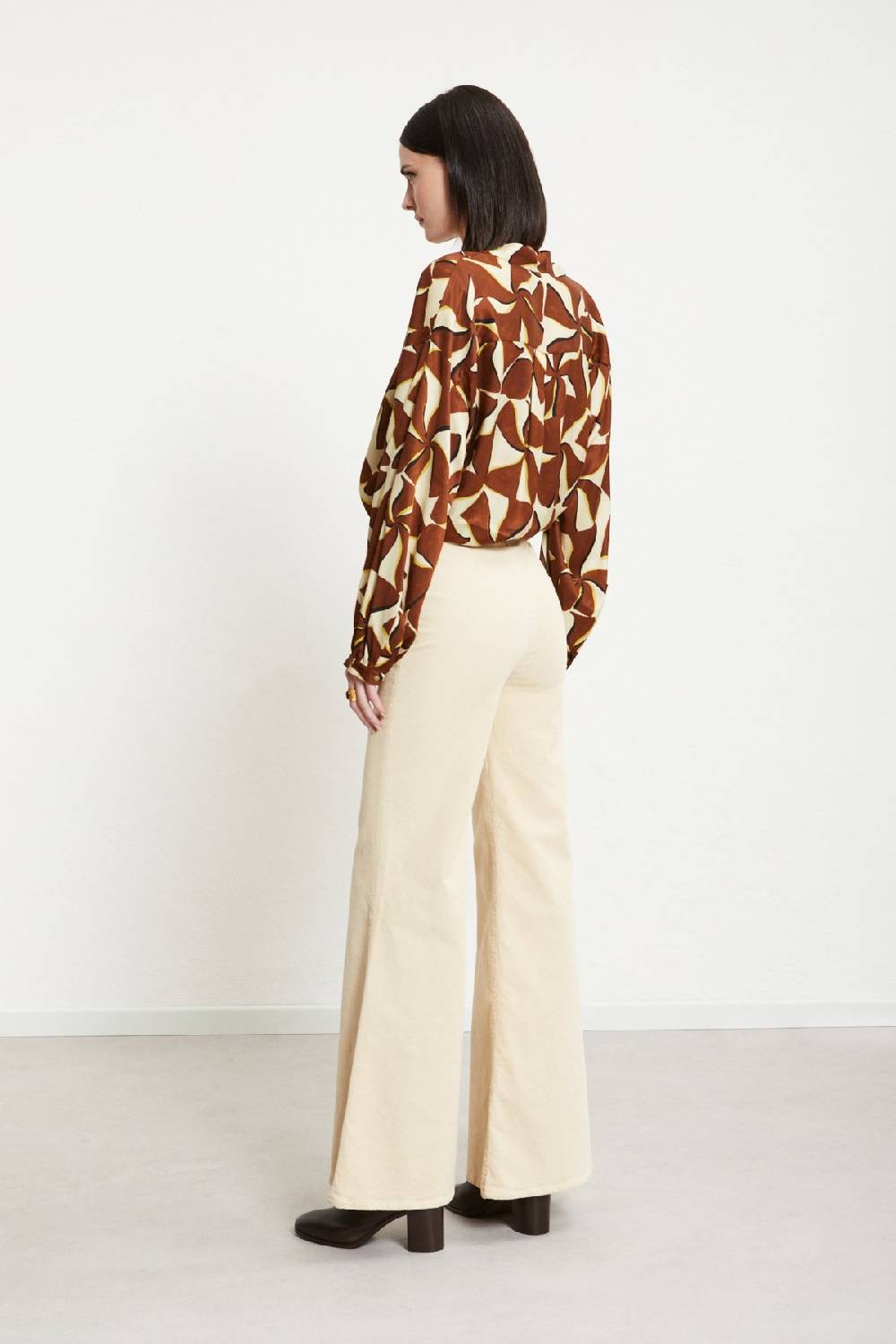 ottod'Ame Velvet flare trousers Smaltimento dello stoccaggio