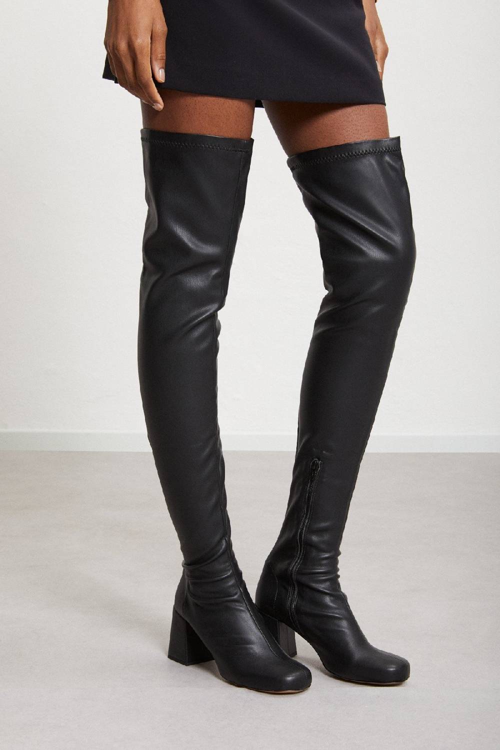 ottod'Ame Leather over-the-knee boots Online Outlet
