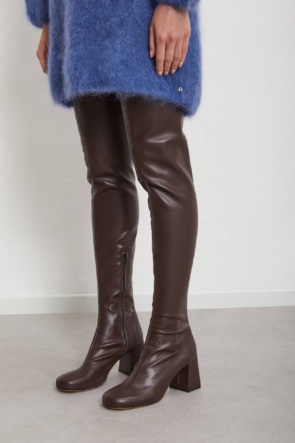 ottod'Ame Leather over-the-knee boots Offerta temporanea