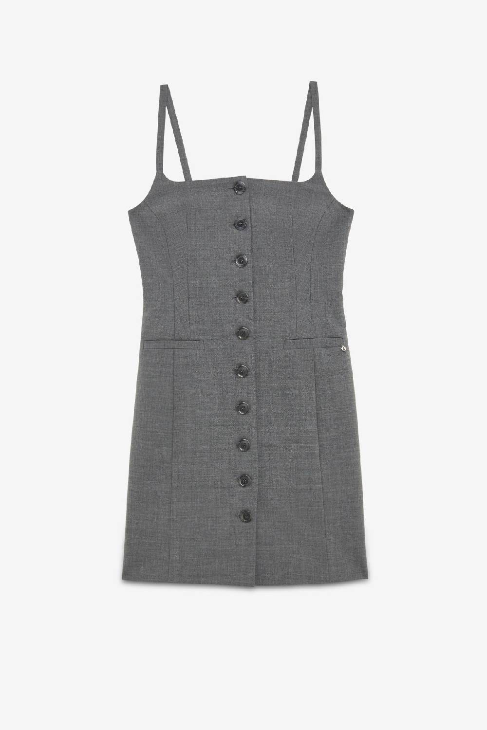 ottod'Ame Short dress with buttons Lightning offer