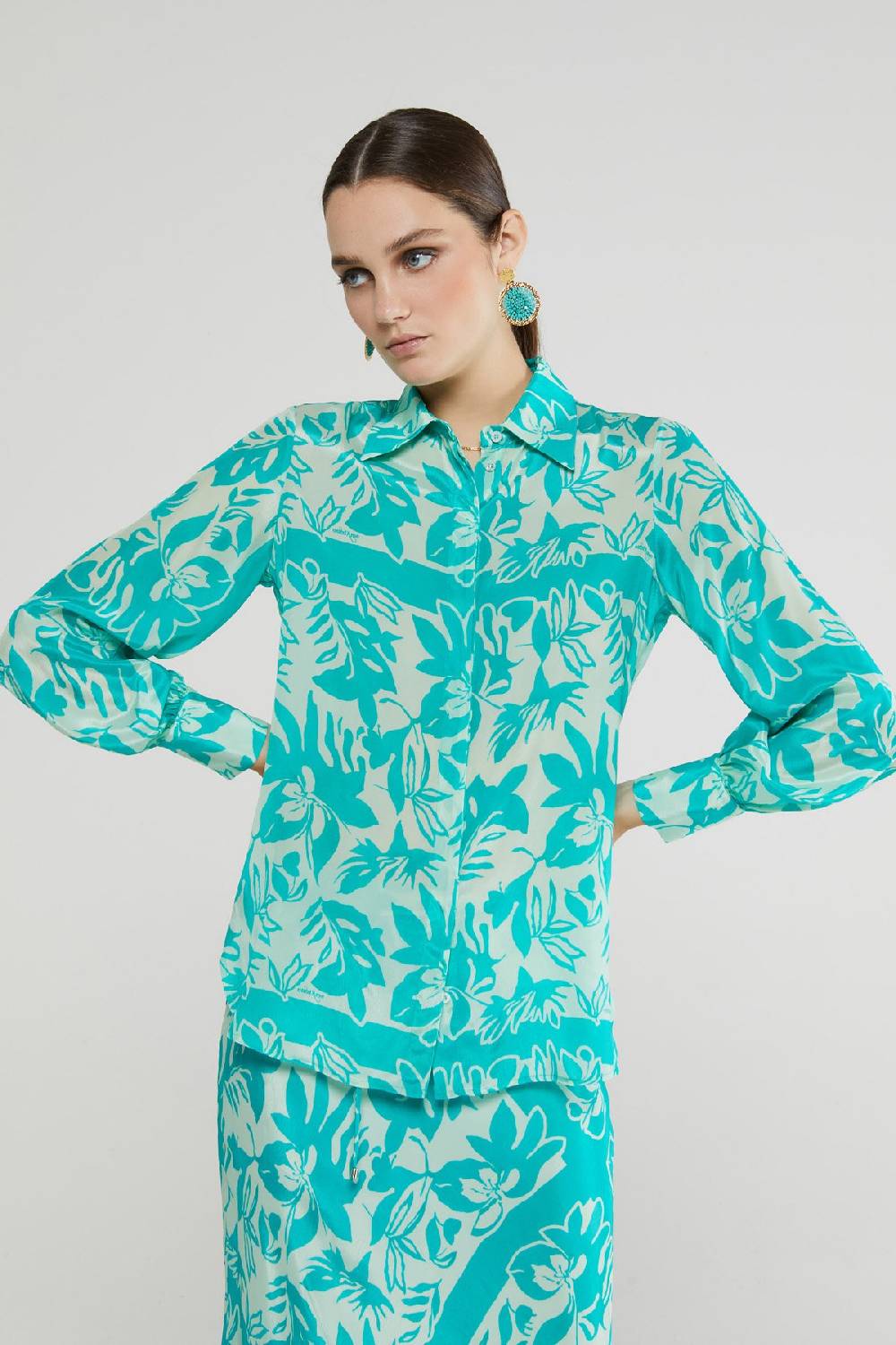 ottod'Ame Printed viscose shirt Prezzo basso