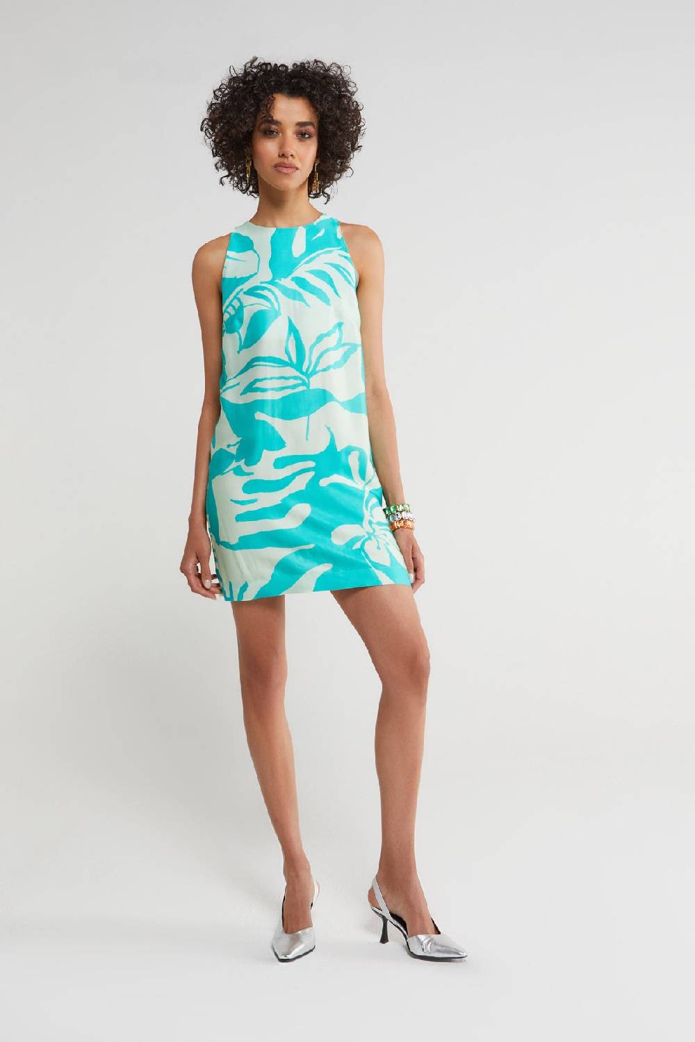 ottod'Ame Printed viscose short dress Offerta settimanale