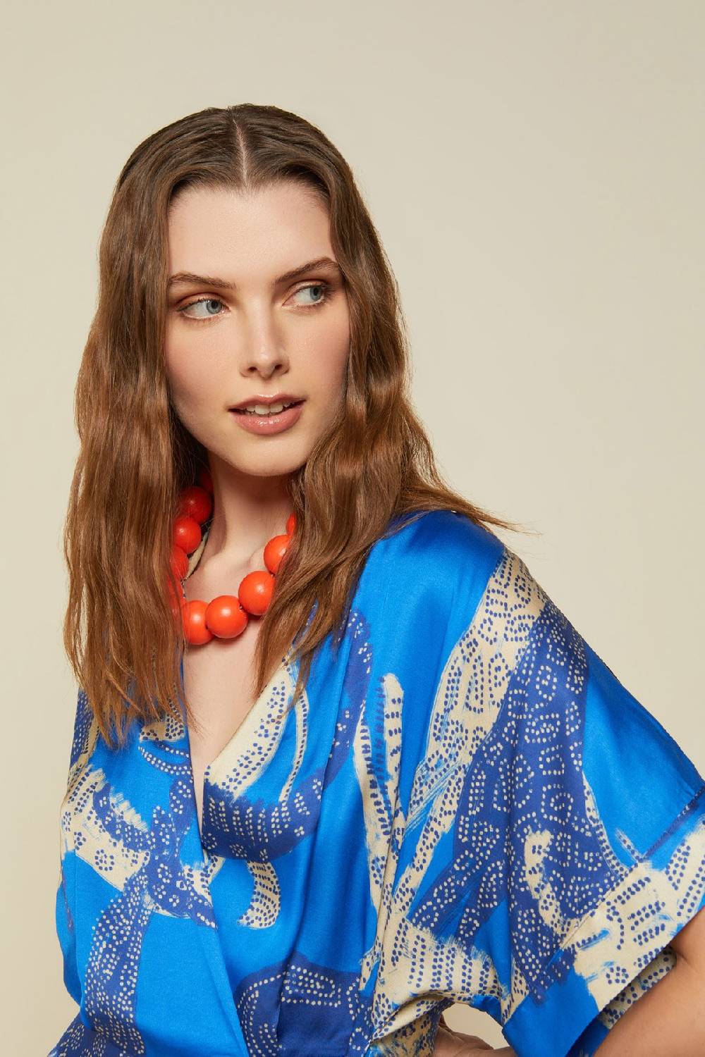 ottod'Ame Viscose short dress with knot Rilascio limitato