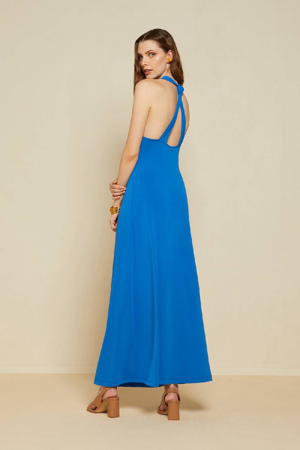 ottod'Ame Criss-crossed long dress ACQUISTA ORA