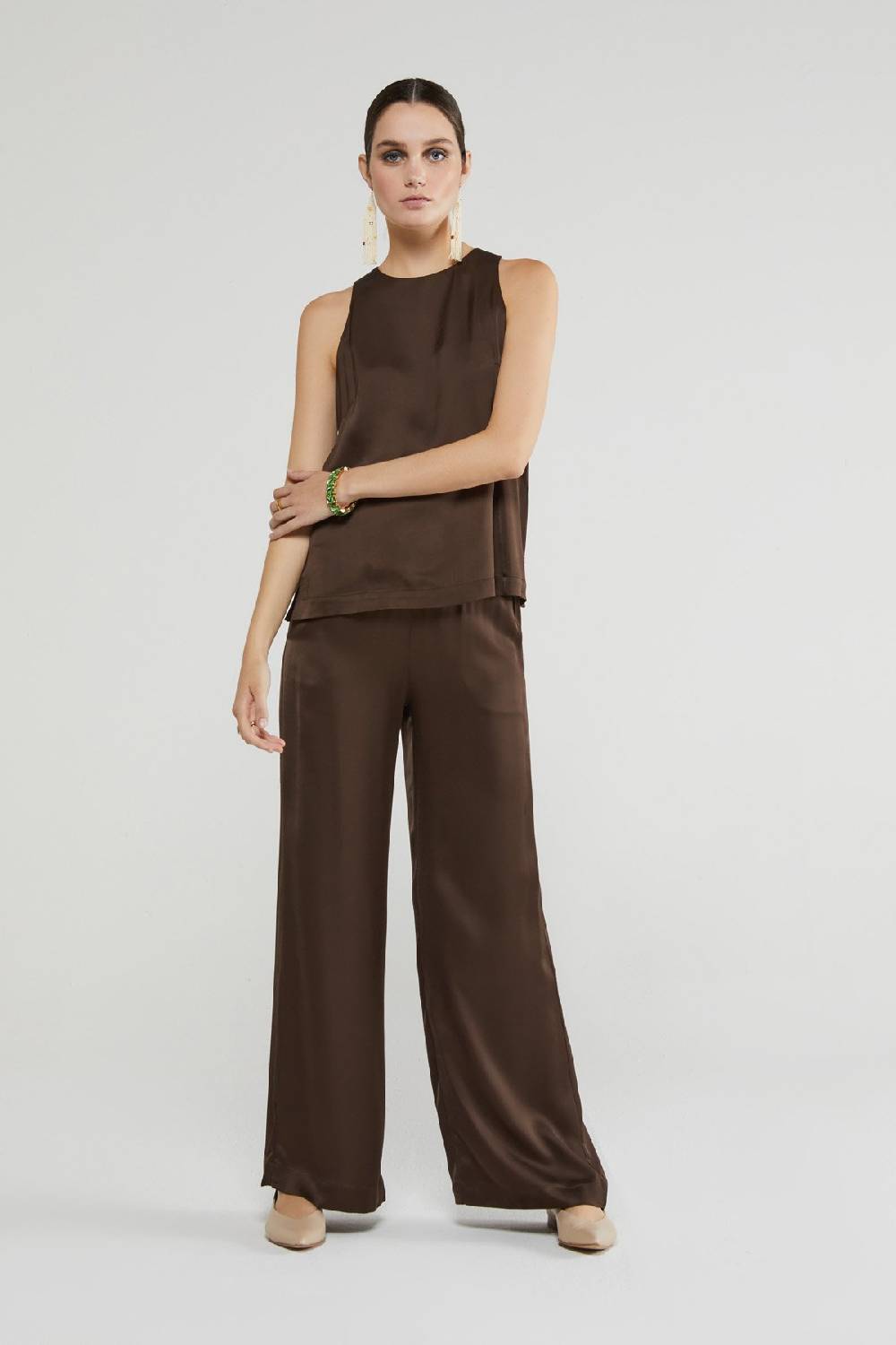 ottod'Ame Viscose palazzo trousers