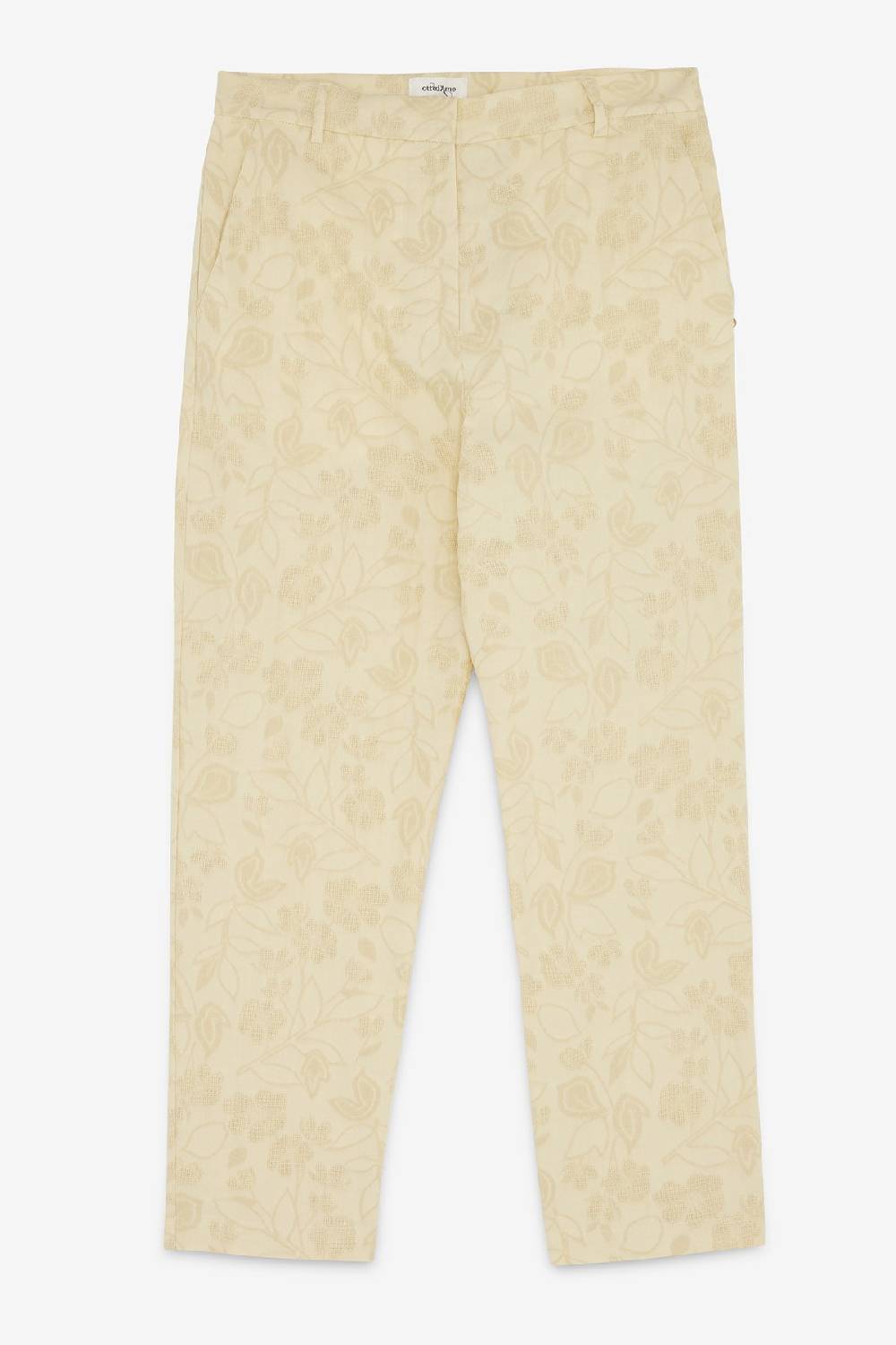 ottod'Ame Linen blend trousers with embroidery Sostegno trimestrale