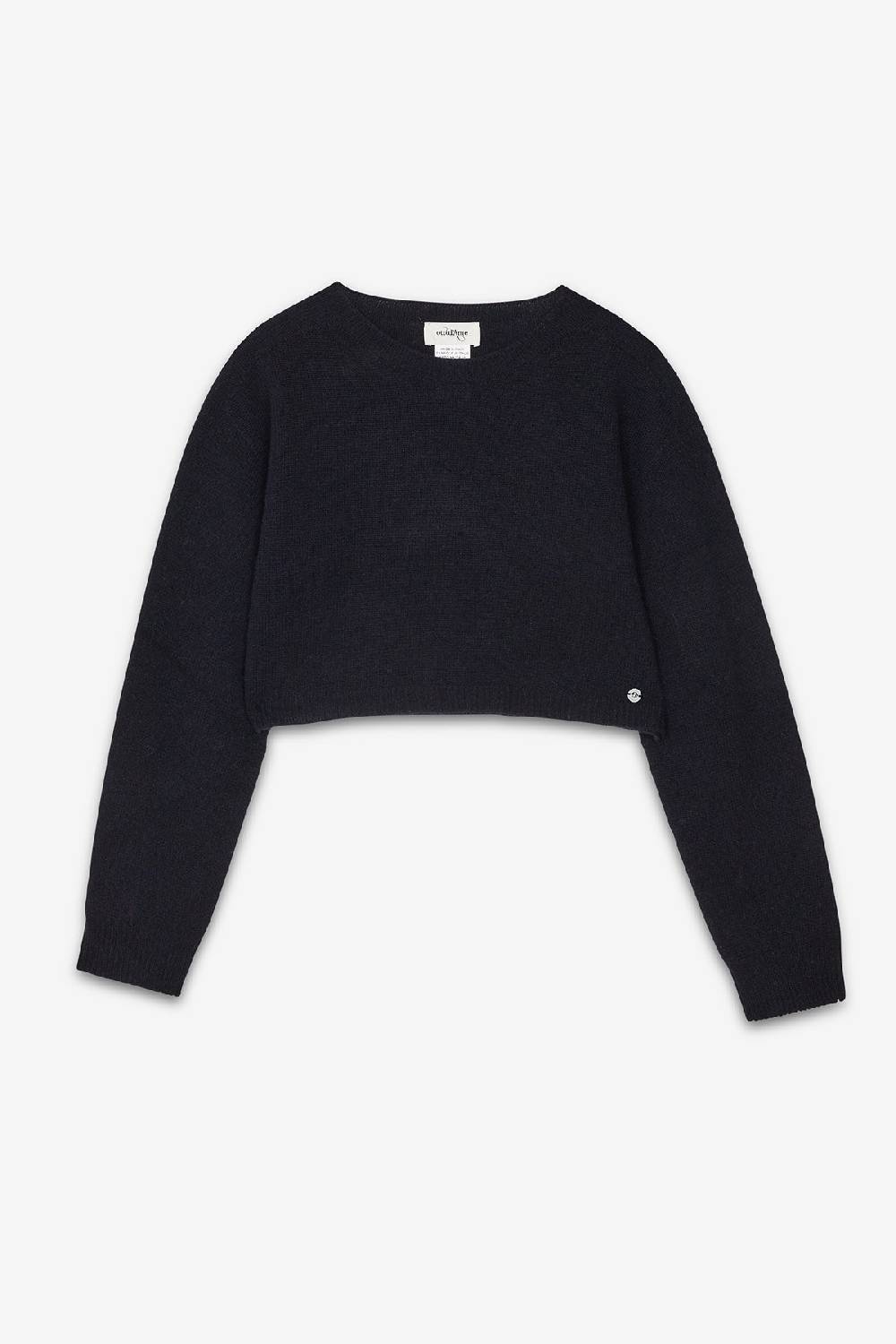 ottod'Ame Cashmire blend cropped sweater Fino al 55% di sconto