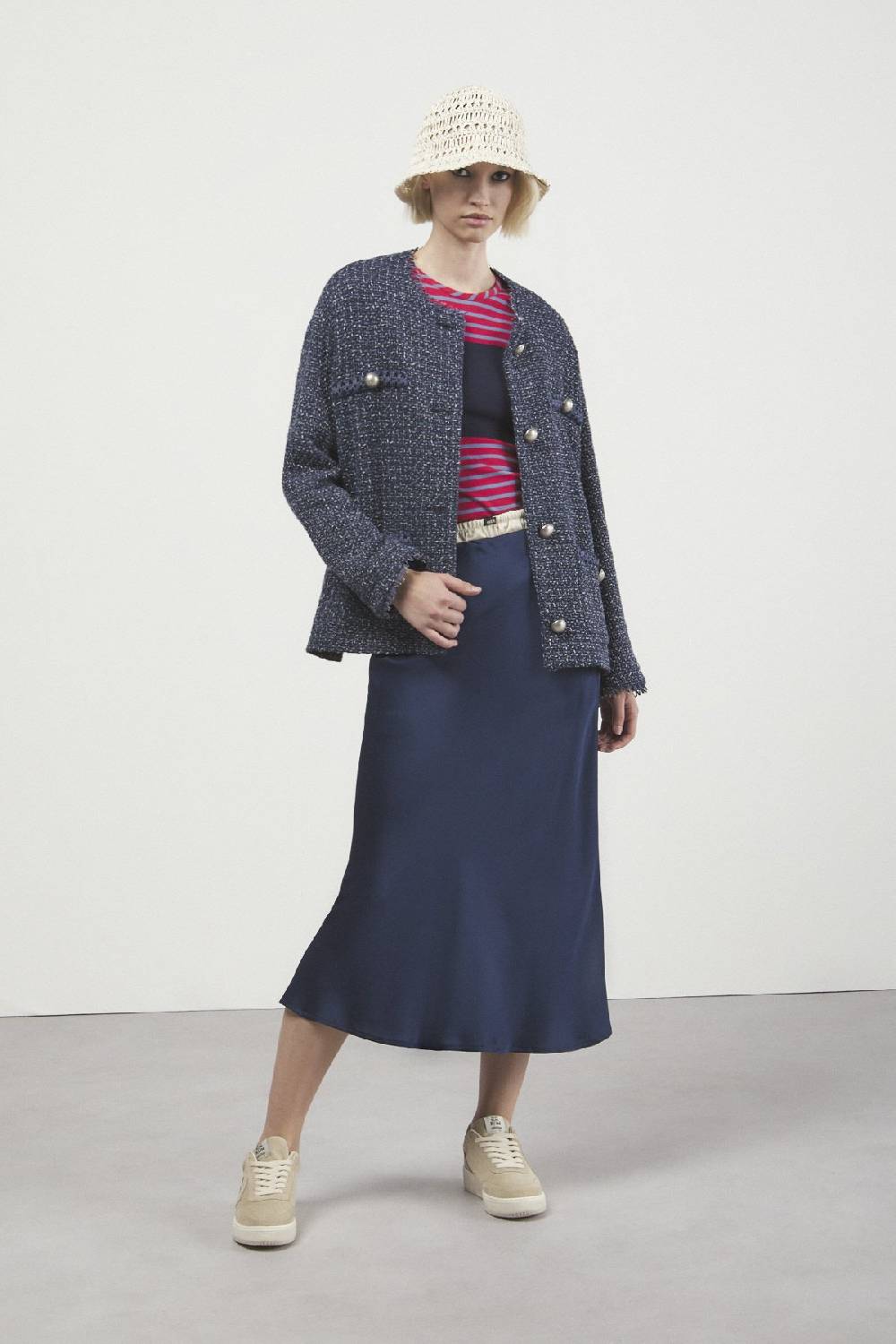 ottod'Ame Tweed jacket with buttons