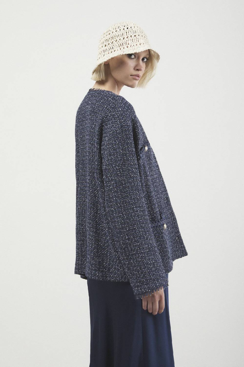 ottod'Ame Tweed jacket with buttons Discount Store per i nuovi prodotti