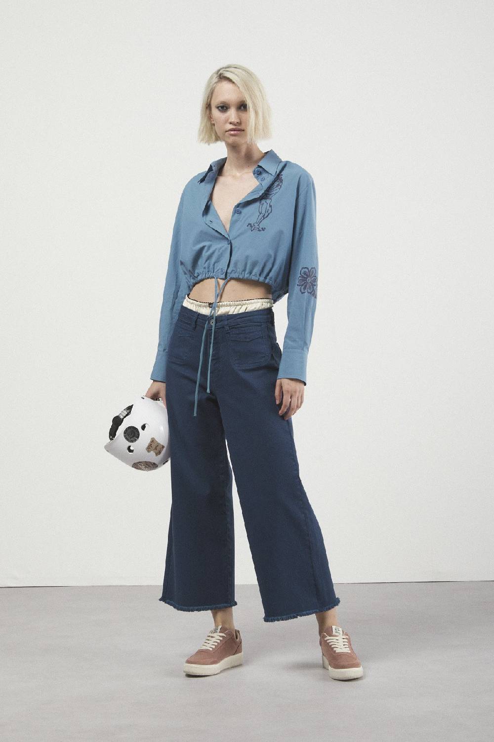 ottod'Ame Jeans Cropped French Esporta salva