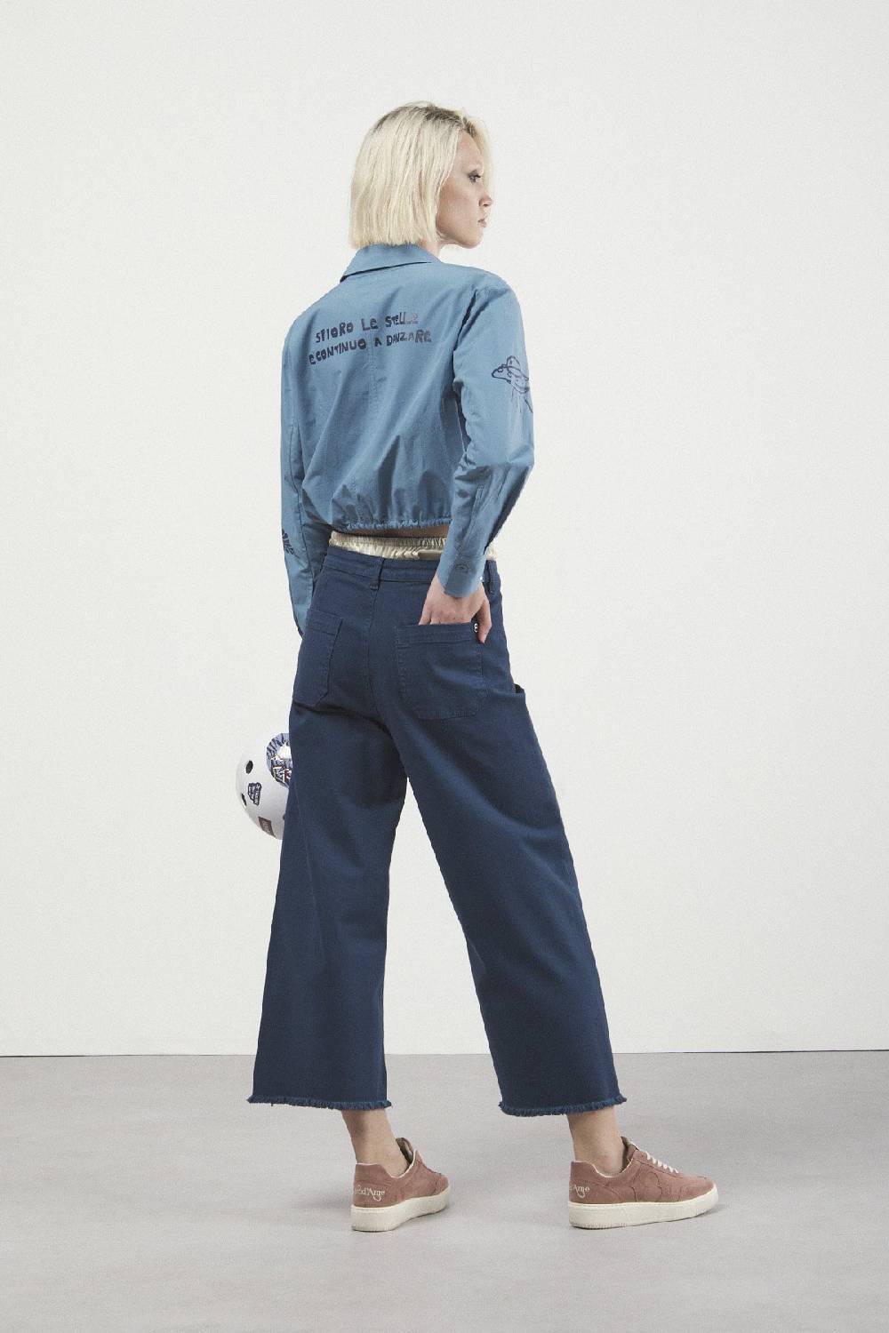 ottod'Ame Jeans Cropped French Esporta salva