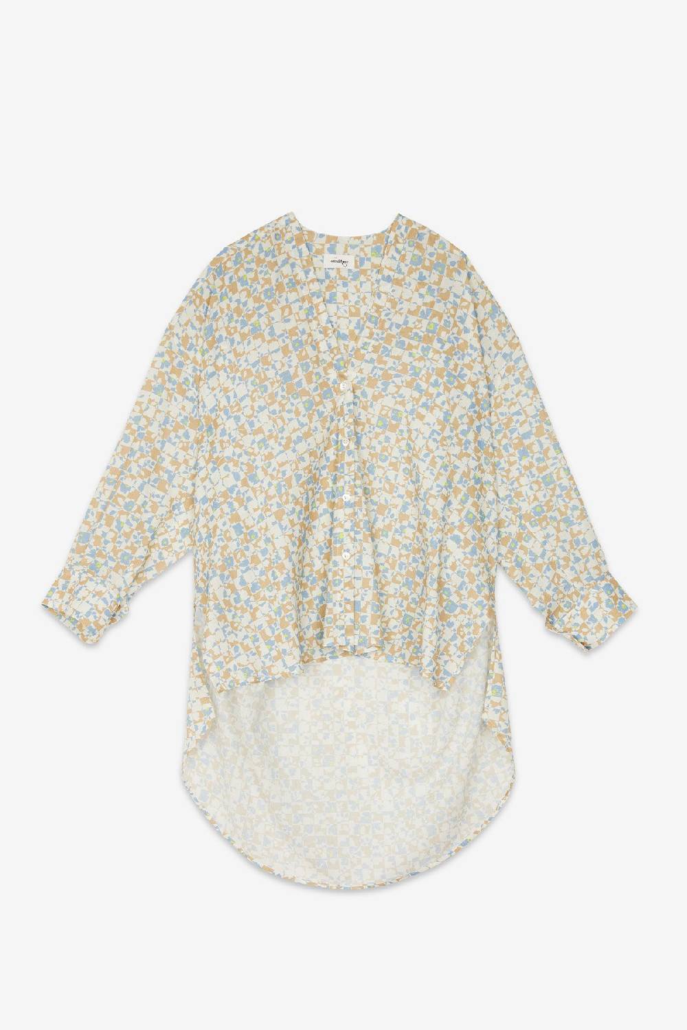 ottod'Ame Printed oversize shirt Negozi Online