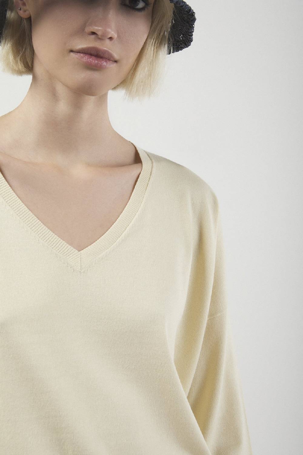 ottod'Ame Viscose blend smooth sweater Acquista Ora