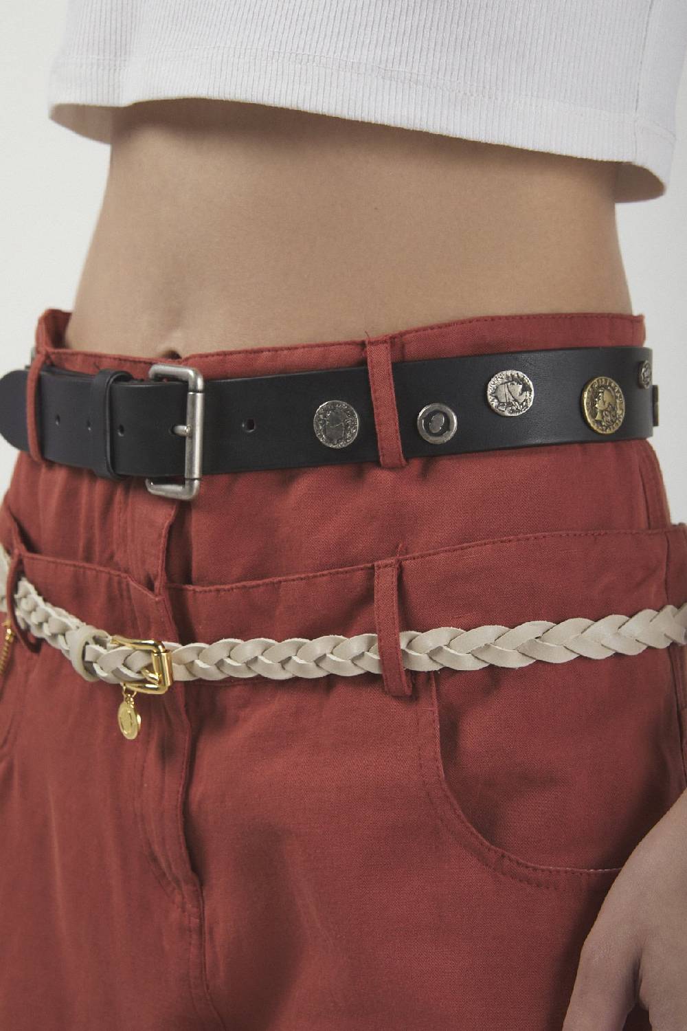 ottod'Ame Leather belt Affare Del Giorno
