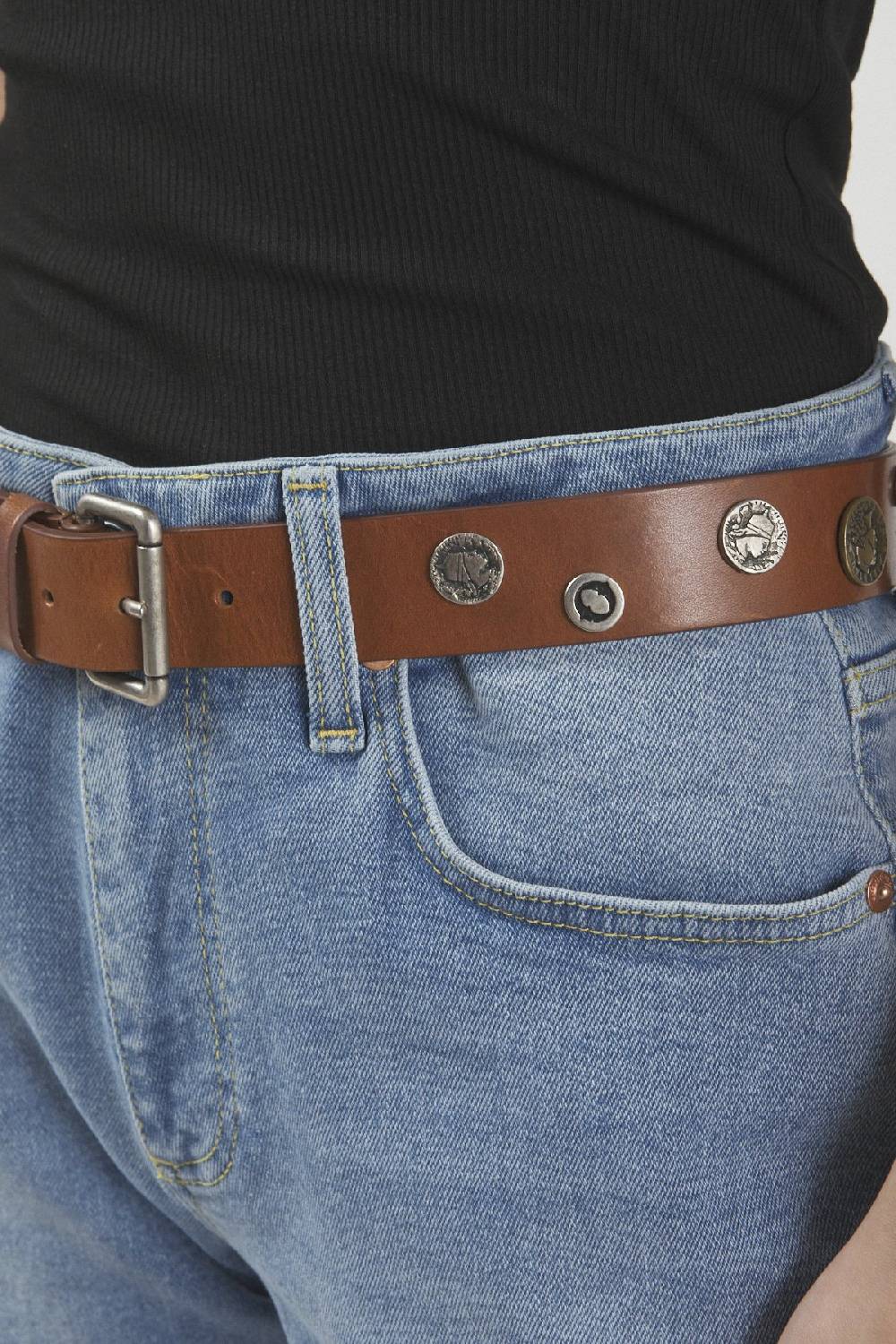 ottod'Ame Leather belt Sottocosto