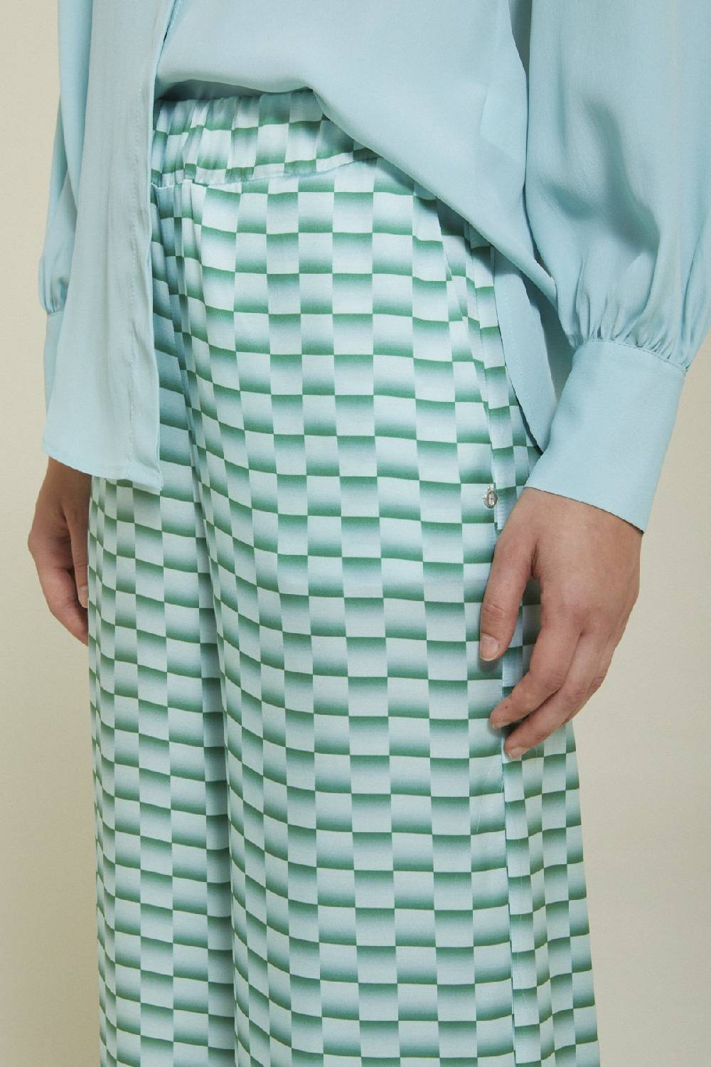 ottod'Ame Viscose palazzo trousers Vendita Economica