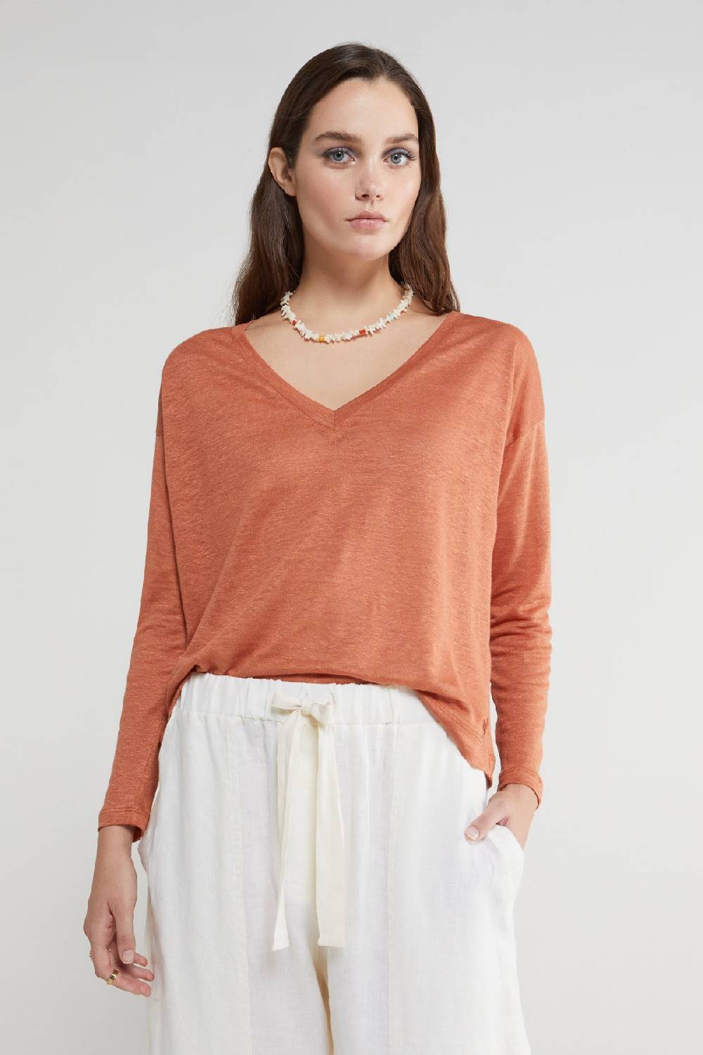 ottod'Ame Linen sweater Vendita calda