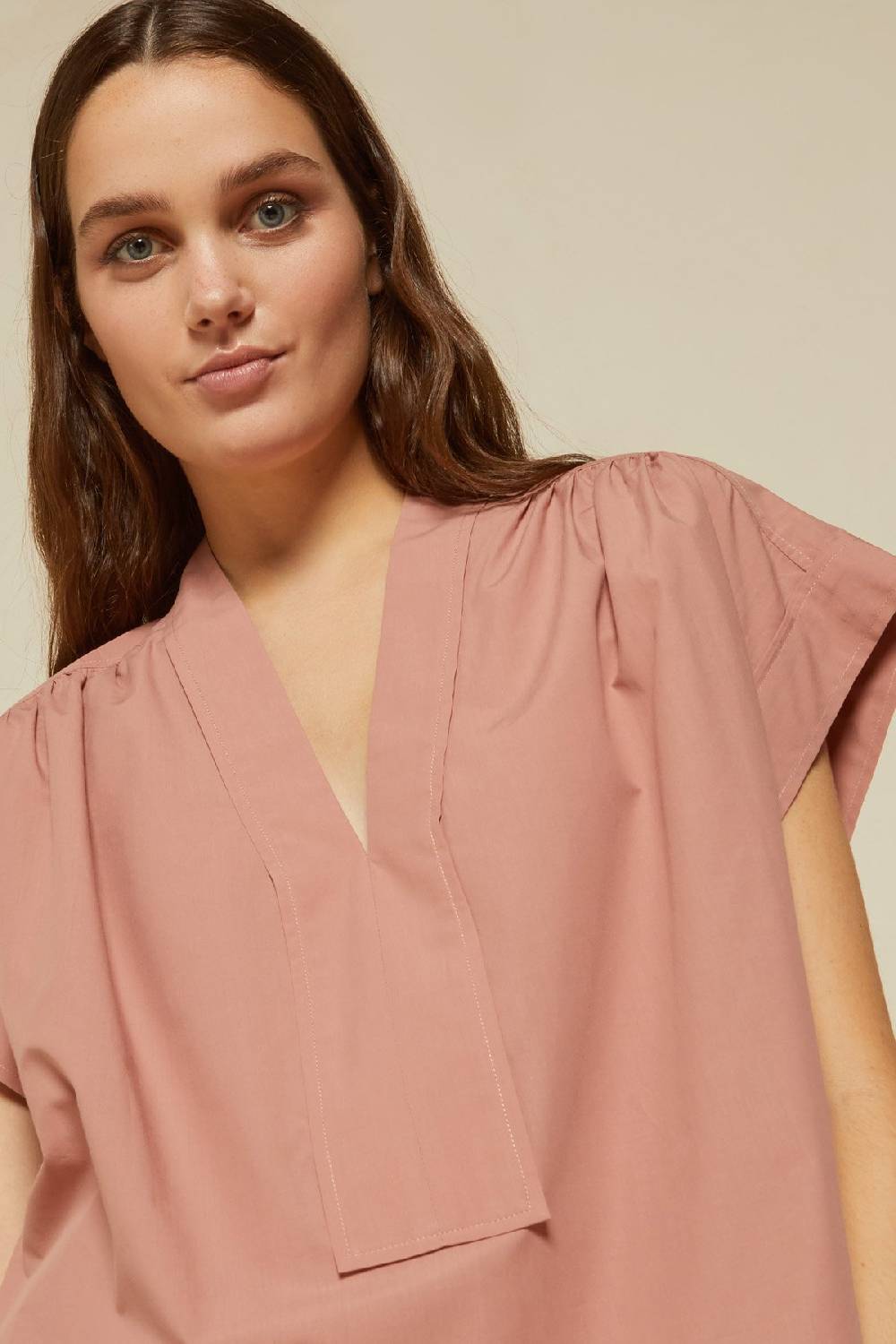 ottod'Ame Poplin V-neck sweater Offerta temporanea